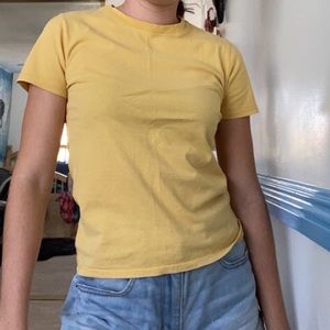 Yellow Brandy Melville Top